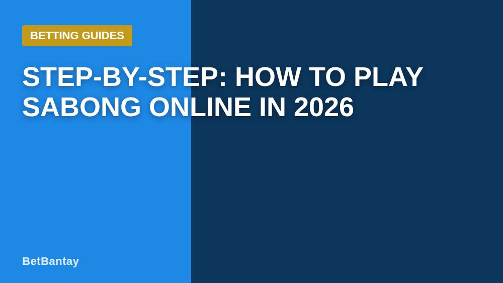 Step-by-Step: How to Play Sabong Online in 2026